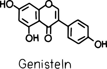 Fototapeta premium chemical bond handwritten lettering
