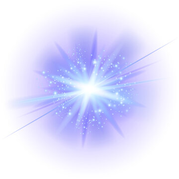 blue shining star