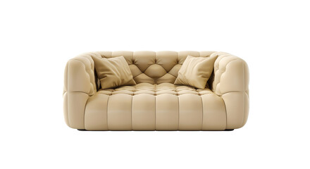 Obraz premium Modern sofa isolated on transparent background. PNG