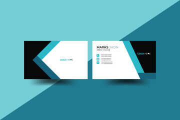  Modern creative business card and simple business card design with yellow. Luxury business card design template.
