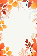 Autumn poster template