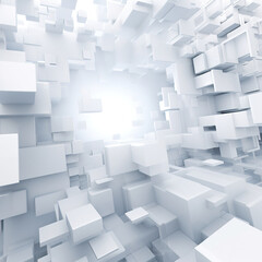 abstract background with cubes