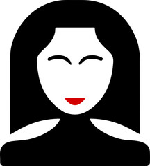 portrait woman icon