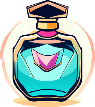 recommend clip art:  bottle of perfume