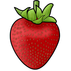 red apple isolated on white background