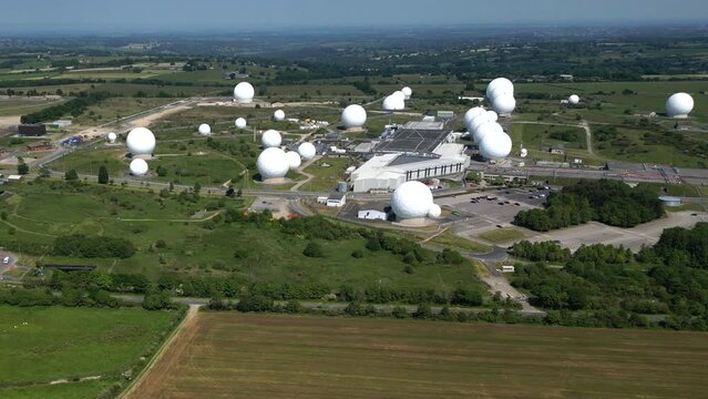RAF Menwith Hill  North Yorkshire, England, provides communications and intelligence to   Military defence