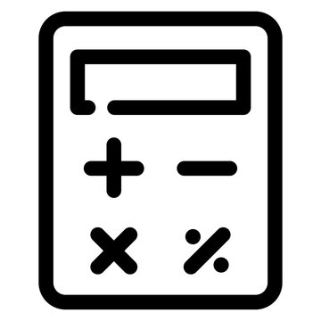 recommend clip art: Calculator icon in line. Calc symbol in png. Transparent calculator icon. Math symbol. Finance sign