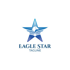 Creative Eagle Star logo template