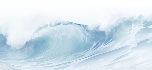 FRESH CLEAR SEA WATER WAVE. Motion pattern, Blue foamy wallpaper. A wave of foamy water perfect for surfers. Feeling of moving waves.