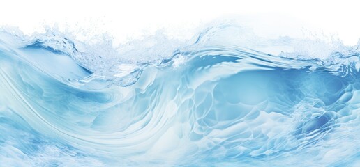 3D FOAMY CHOPPY WATERS, Motion pattern, Troubled sea, Blue texture. Clear and fresh blue water of a sea or ocean. Feeling of moving waves.