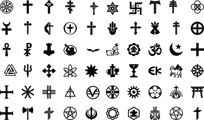 religious glyph icon 