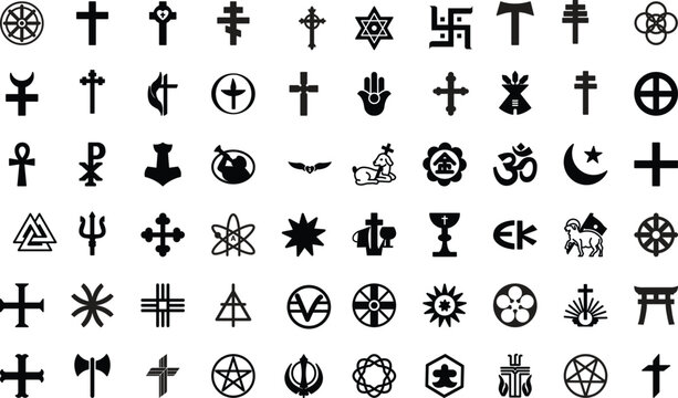 religious glyph icon 
