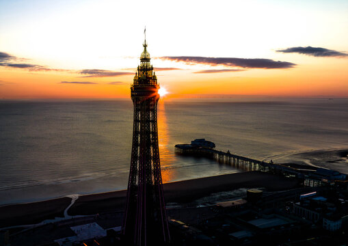 Blackpool Tower Sunset
