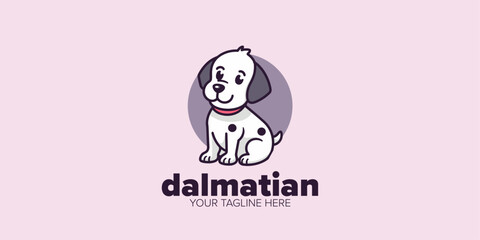 Create Pet Perfection: Cute Dalmatian Logo, Pet Products, and More for Your Pet Brand