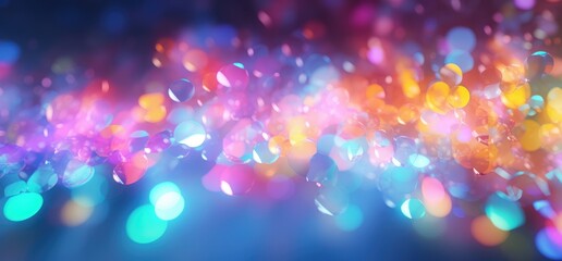 Colorful drops pattern, Bubbles, Emotional texture, Shimmer, wallpaper, Sparkle, background. COLORFUL DROPS AND SHIMMERS OF COLORS. Many little bubbles twingling and light reflactions sliding down. - obrazy, fototapety, plakaty