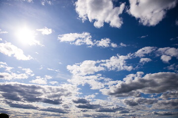 Obraz premium blue sky with clouds
