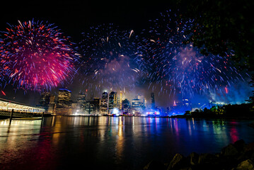 July 4th Macy's Fireworks in New York