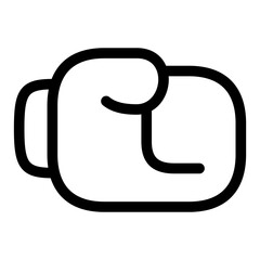 boxing icon on transparent background