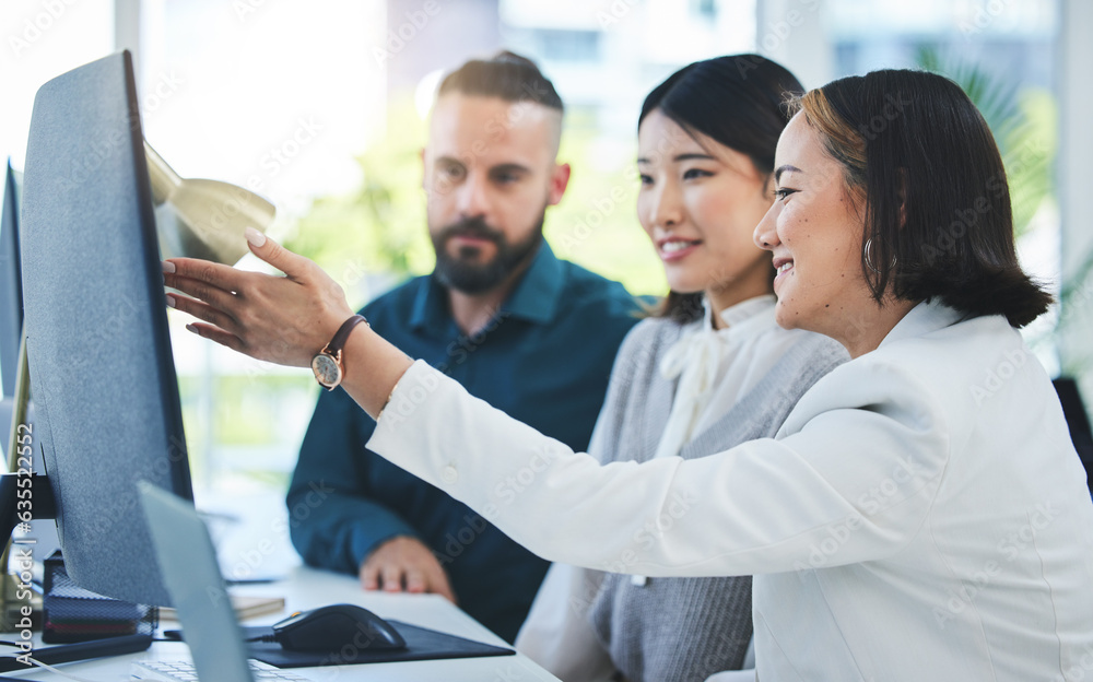 Aufkleber Help, manager and workers with coaching, programming and code with trading, cyber security and mentor. Advice, supervisor or employees with pc, coding or computer with programmer, support or training