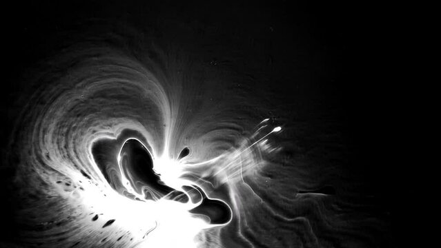 ink transition on white screen, drop texture, ink transition splatter blot , painting animation background animation, luma effect	Ink drops stream splatter stain leak spread flow scatter over screen	
