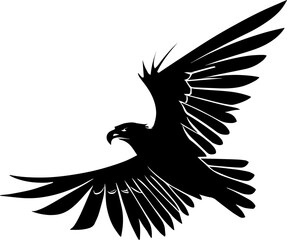 Eagle simple logo vector