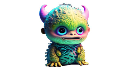 Naklejka premium 3d animal monster