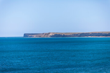 Argentine beach at Península de Valdés, Chubut, Argentina