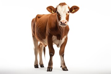 Cow Isolated On White