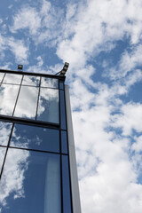 Modern architecture. Glass facade