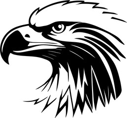 Eagle simple logo vector