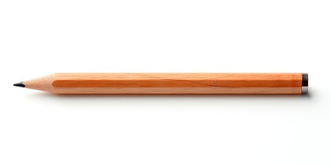 Pencil Wood Isolated On White - Powered by Adobe