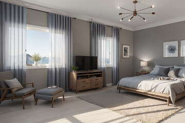 Modern bedroom