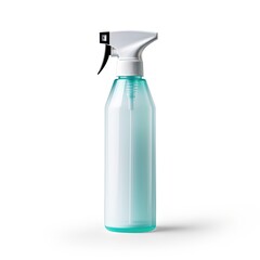 Plastic Spray Bottle Isolated On White