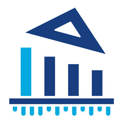 Set Square and Graph Icon