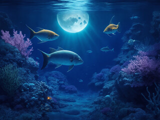 marine reef wallpaper