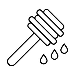 Honey Dipper Icon Design