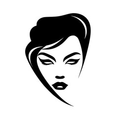 Woman Face Vector