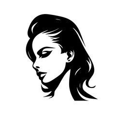 Woman Face Vector