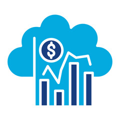 Cloud Statistics Icon