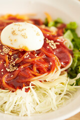 Spicy Cold Chewy Noodles, jjolmyeon