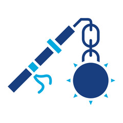 Obraz premium Flail Icon