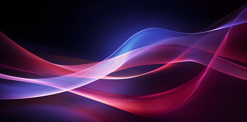 Fototapeta premium 3D Abstract Wave Background