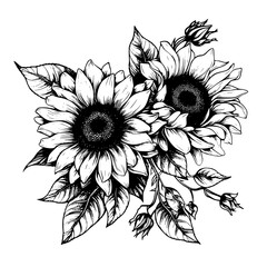 Sunflower Vector
