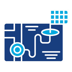 Fototapeta premium Race Navigation Icon