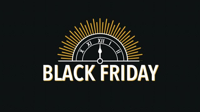 The countdown to Black Friday begins, symbolized by a prominent clock set against the vastness of dark space. A compelling union of holiday promotions and the infinite cosmos