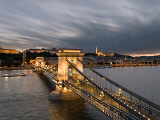Renovated Szechenyi Chain bridge in Budapest Hungary. 
Replaces all old and damaged bricks, all iron component, and the full light system.  The Chain bridge one of the famous sights in Budapest