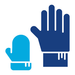 Space Gloves Icon