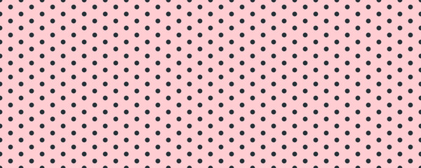 mini polka dot seamless pattern background. black and pink dot texture © dmutrojarmolinua