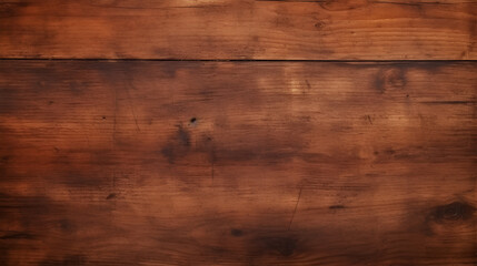 Obraz na płótnie Canvas Old grunge rustic brown dark wood table floor or wall texture - Wooden timber background, ai Generative