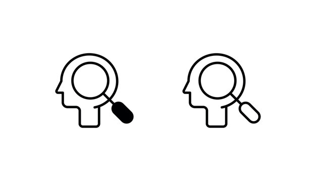 Requirement icon design with white background stock illustration